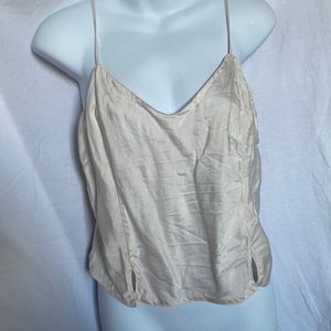 Vintage silk crop top